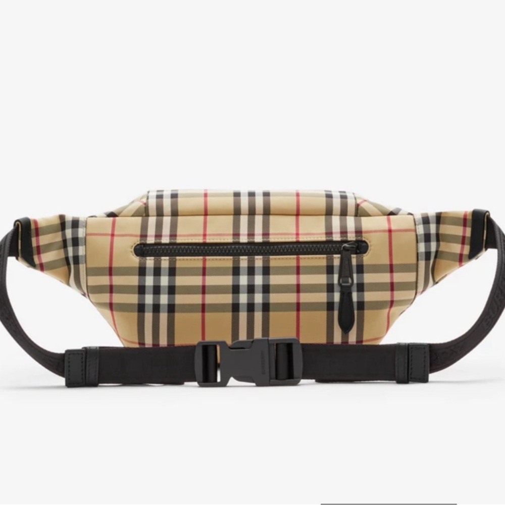 Burberry Yellow Plaid Crossbody Bag - Picture 11 of 13